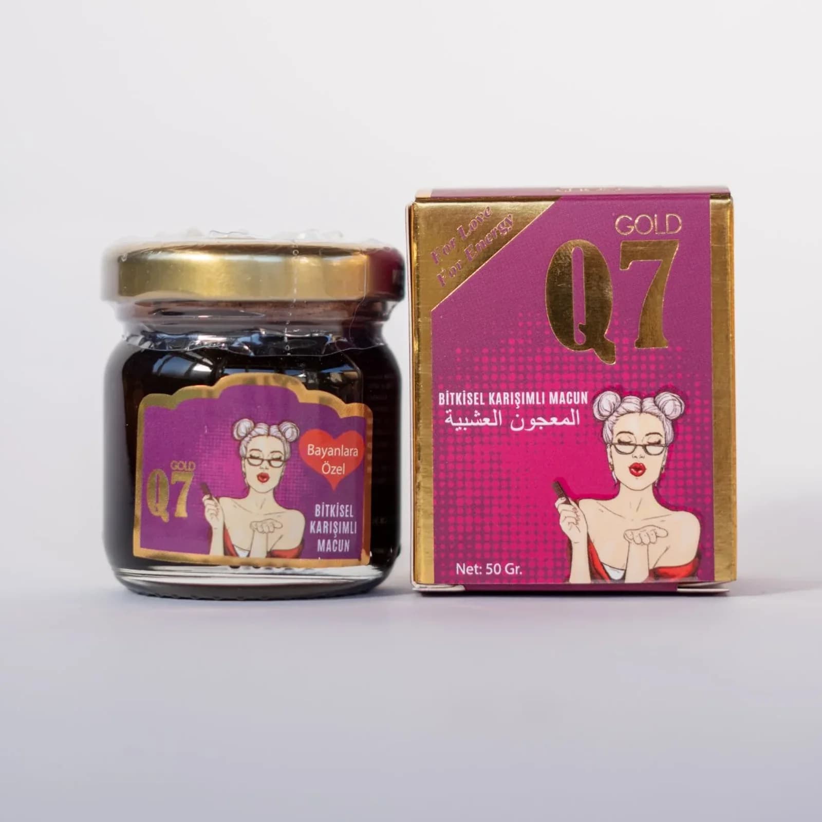 Sadrazam Power Aphrodisiac Honey โ Strawberry 50g Jar